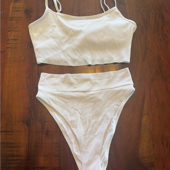 aerie Other - Aerie White Scoop Neck Bikini